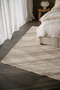 Textiles: Shoreline Sand Rug in Oat