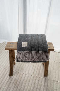 Textiles: Weave Lerwick Throw in Charcoal
