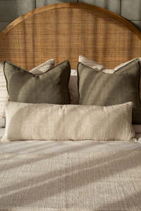Alpine Lodge Lumbar Cushion in Cloud
