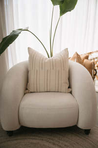 Cushions: Abbott Cushion in Ecru