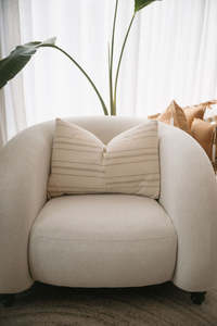 Duke Cushion in Ecru
