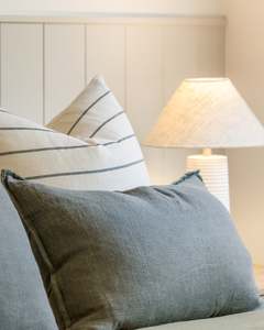 Textiles: Arcadia Lumbar Cushion in Nori