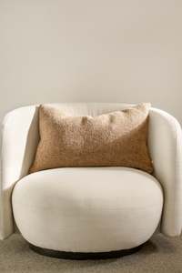 Cyprian Cocoa Lumbar Cushion