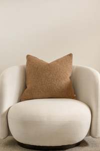 Textiles: Cyprian Cocoa Cushion 50 x 50cm