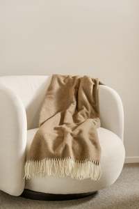 Throws Bedcovers: Baya Mosman Coffee Throw