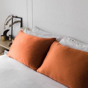 Penney Bennett: Silk Pillowcase in Clay