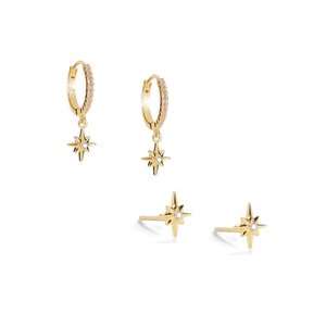 Earrings empowerment star earrings set Sachii