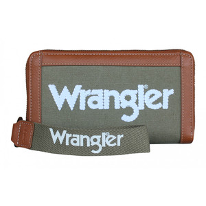 Wrangler Canvas Iconic Logo Wallet