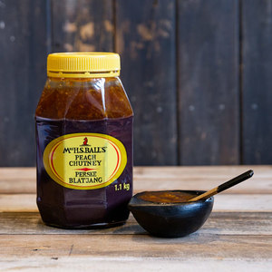 Products: Mrs H.S.Balls Peach Chutney 1.1kg - Safari Biltong