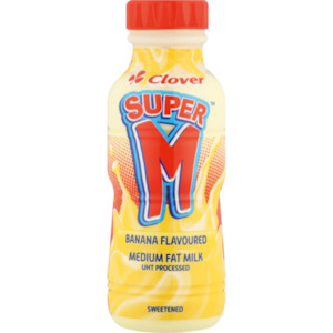 Products: Clover Super M Banana Flavoured Milk 300ml – Safari Meats & SA