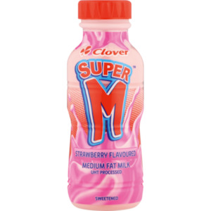 Clover Super M Strawberry Flavoured Milk 300ml – Safari Meats & SA