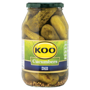 Koo Gherkins Dill 375g – Safari Meats & SA