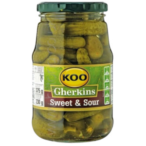 Koo Sweet and Sour Gherkin 375g – Safari Meats & SA