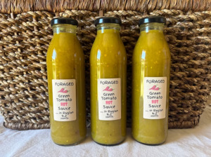 Green tomato hot sauce (spray free) 350ml
