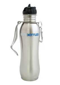 Silver 800ml Designer SafeBottle - SafeBottlesSafeBottles - saving you, saving the planet