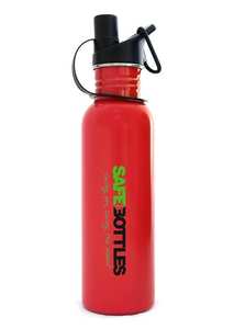 Products: 750ml SafeBottle Red - SafeBottlesSafeBottles - saving you, saving the planet