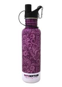 Products: 750ml SafeBottle Purple Print - SafeBottlesSafeBottles - saving you, saving the planet
