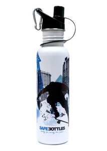 Products: 750ml SafeBottle Skate - SafeBottlesSafeBottles - saving you, saving the planet