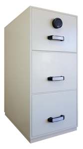 Government Office: Challenger Fire Filing Cab 3Dr-90min EL