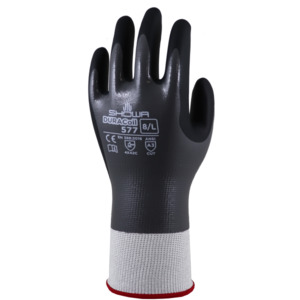 Products: Showa™ DuraCoil 577 Nitrile Cut Resistant Gloves SafeTradie