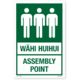 Te Reo Assembly Point Safety Sign SafeTradie