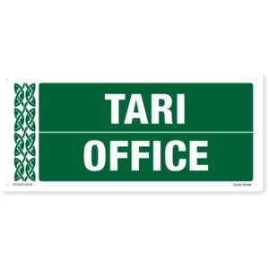 Products: Te Reo Office Safety Sign SafeTradie
