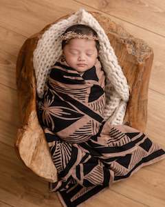 Pasifika Swaddle Wraps: Koko swaddle wrap