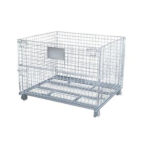 Products: Small Folding Cage Bin Heavy-Duty Stackable
