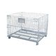 Medium Folding Cage Bin Heavy-Duty Galvanised Mesh