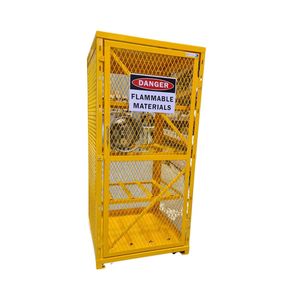 Products: Medium Gas Bottle Storage Cage Heavy Duty Weatherproof