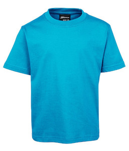 1KT JB's Kids Cotton Tee, Aqua, Sizes 2 to 14 - Safety Equipment NZ, Tauranga, H&hellip;