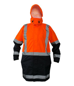 Jackets & Rainwear: PCR4020 Esko StormPro® Day/Night Jacket, Orange/Navy, Sizes 3XS to 12XL - Safety Equipment NZ, Tauranga, Hamilton, Cambridge, Rotorua, BOP