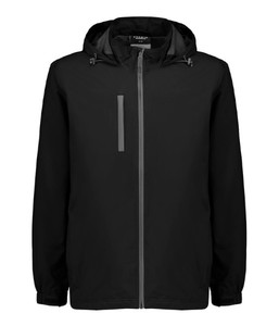 Vests Jackets Rainwear: ZJ260 Syzmik Unisex Super Light Packable Rain Jacket, Black, Sizes 2XS to 7XL - Safety Equipment NZ, Tauranga, Hamilton, Cambridge, Rotorua, BOP
