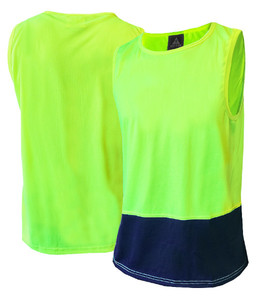 801096 Esko Hi-Vis Day Only Singlet, Yellow/Navy, Sizes S to 8XL - Safety Equipm&hellip;