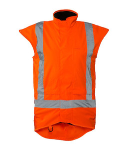 Ttmc W22 Compliant: PCR4010 Caution StormPro Day/Night TTMC-W22 Fleece Lined Vest, Orange, Sizes XS to 12XL - Safety Equipment NZ, Tauranga, Hamilton, Cambridge, Rotorua, BOP