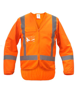 Ttmc W22 Compliant: PCV1501 Caution TTMC-W22 Day/Night Long Sleeve Vest, Orange, Sizes 3XS to 10XL - Safety Equipment NZ, Tauranga, Hamilton, Cambridge, Rotorua, BOP