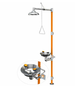 G1996 pH7 Safety Station with Eye/Face Wash – With Stainless Steel Bowl - Safe&hellip;