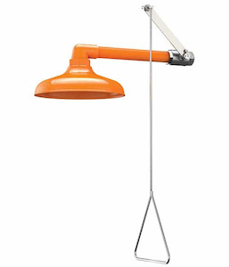 Emergency Showers: GC1643 pH7 Horizontally Mounted Shower – Plastic Shower Head - Safety Equipment NZ, Tauranga, Hamilton, Cambridge, Rotorua, BOP