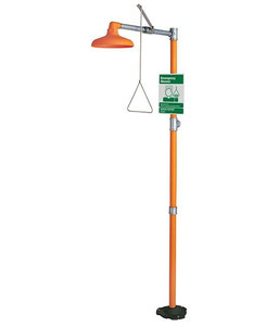 Emergency Showers: GC1662 pH7 Free Standing Shower – Plastic Shower Head - Safety Equipment NZ, Tauranga, Hamilton, Cambridge, Rotorua, BOP