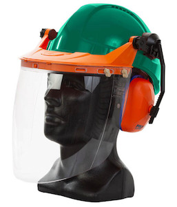 TN1R-VC Esko Tuff-Nut Ratchet Hard Hat Visor Combo, Green - Safety Equipment NZ,&hellip;