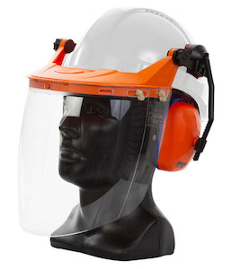 TN1R-VC Esko Tuff-Nut Ratchet Hard Hat Visor Combo, White - Safety Equipment NZ,&hellip;
