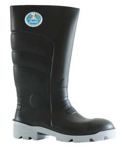 892-62020 Bata Worklite 400ml PU Black/Grey Steel Toe Safety Gumboot, Sizes 4 to&hellip;