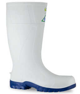 892-92010 Bata Safemate 400ml PVC White/Blue Steel Toe Safety Gumboot, Sizes 3 t&hellip;