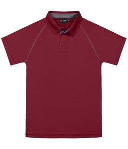 XTPK Cloke Kids Short Sleeve XT Performance Polo, Maroon, Sizes 6 to 14 - Safety&hellip;