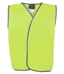 6HVSU JB's Childrens Hi-Vis Safety Vest, Lime, Sizes 0-2 to 12-14 - Safety Equip&hellip;