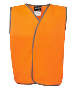 6HVSU JB's Childrens Hi-Vis Safety Vest, Orange, Sizes 0-2 to 12-14 - Safety Equ&hellip;