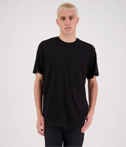 Singlets & Tees: T101 Cloke Mens Outline T-Shirt, Black, Sizes S to 9XL - Safety Equipment NZ, Tauranga, Hamilton, Cambridge, Rotorua, BOP