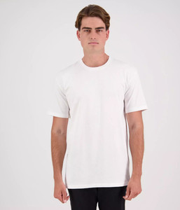T101 Cloke Mens Outline T-Shirt, White, Sizes S to 9XL - Safety Equipment NZ, Ta&hellip;