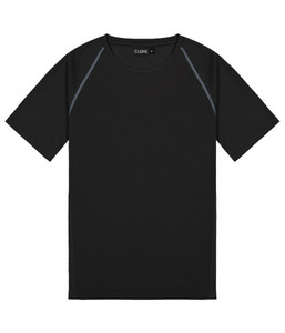 XTTK Cloke Kids XT Performance T-Shirt, Black/Grey, Sizes 6 to 14 - Safety Equip&hellip;