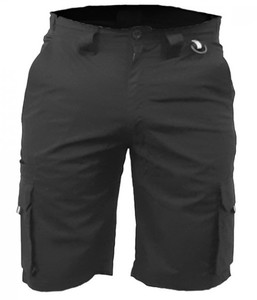 PCT1570 Caution 100% Cotton Cargo Shorts, Black, Sizes 28''/72cm to 62''/157cm -&hellip;